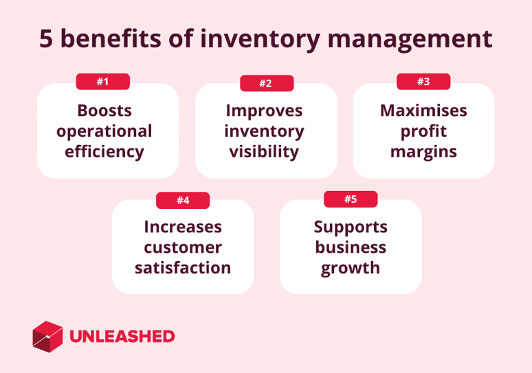 5 benefits of inventory management