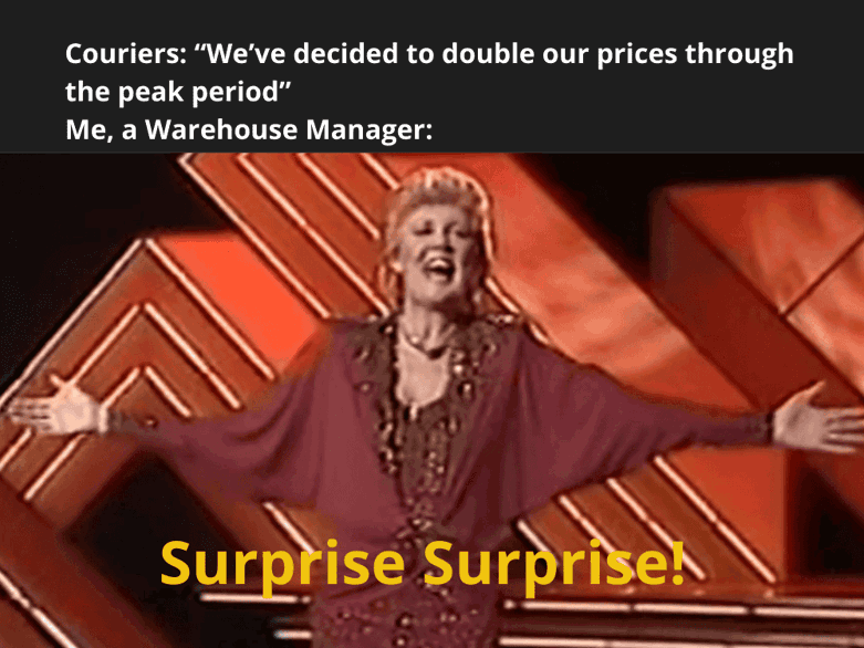 warehouse management meme