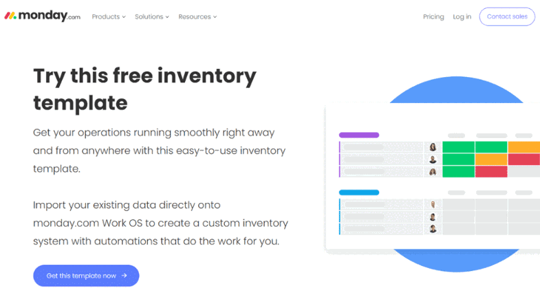 monday inventory management software