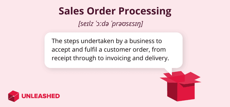 sales order processing meaning