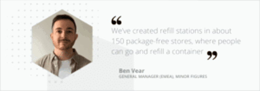 Ben Vear quote about refilling