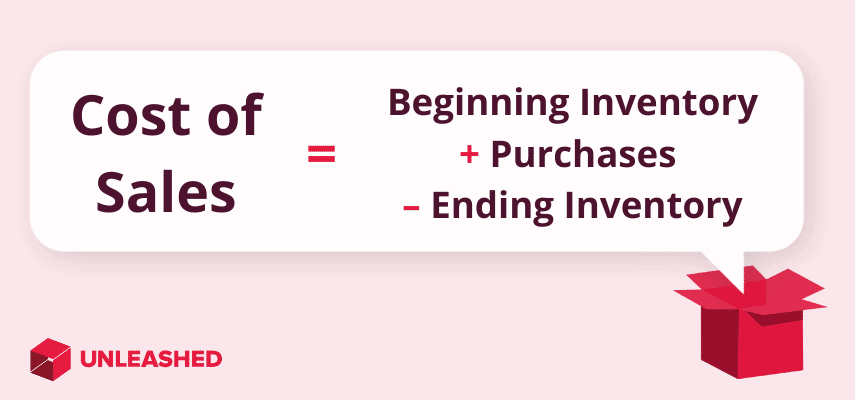 cost of sales formula