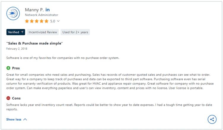 inflow positive review