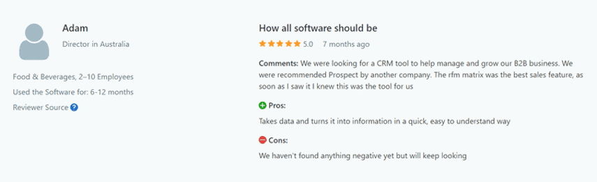 prospect crm review