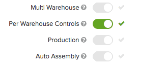 per warehouse