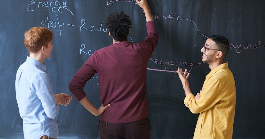 production planning on a blackboard