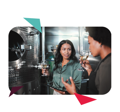 women using distillery inventory management software