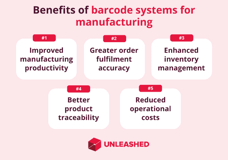 benefits of barcode systems for manufacturing